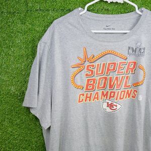 Nike Kansas City Chiefs Super Bowl LVIII Champions T-Shirt - Men's Size 3XL